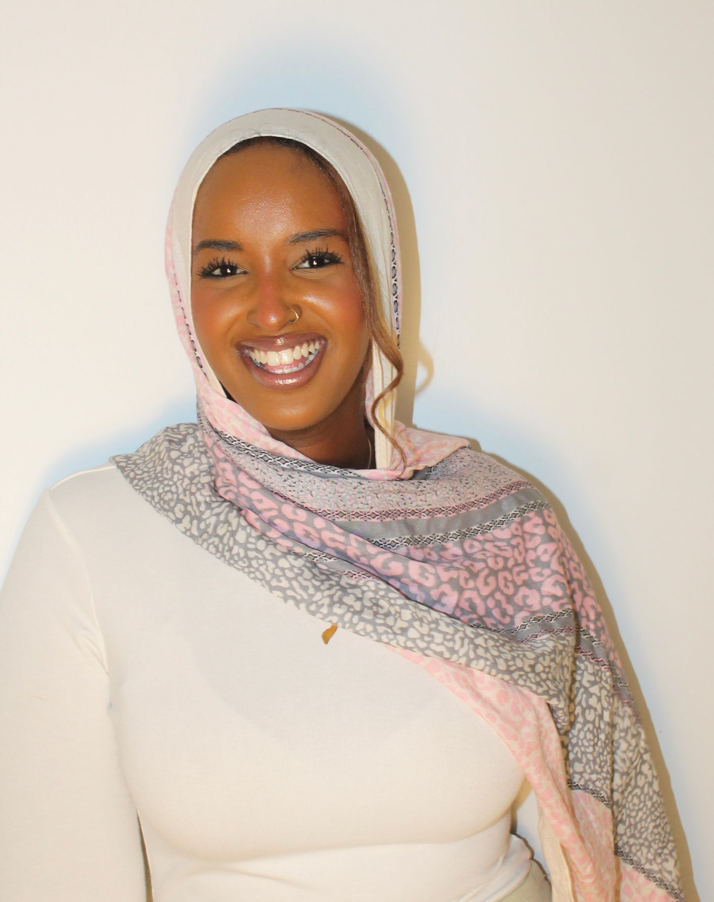 Lightweight Modal Print Hijab – Soft, Breathable & Elegant Scarf