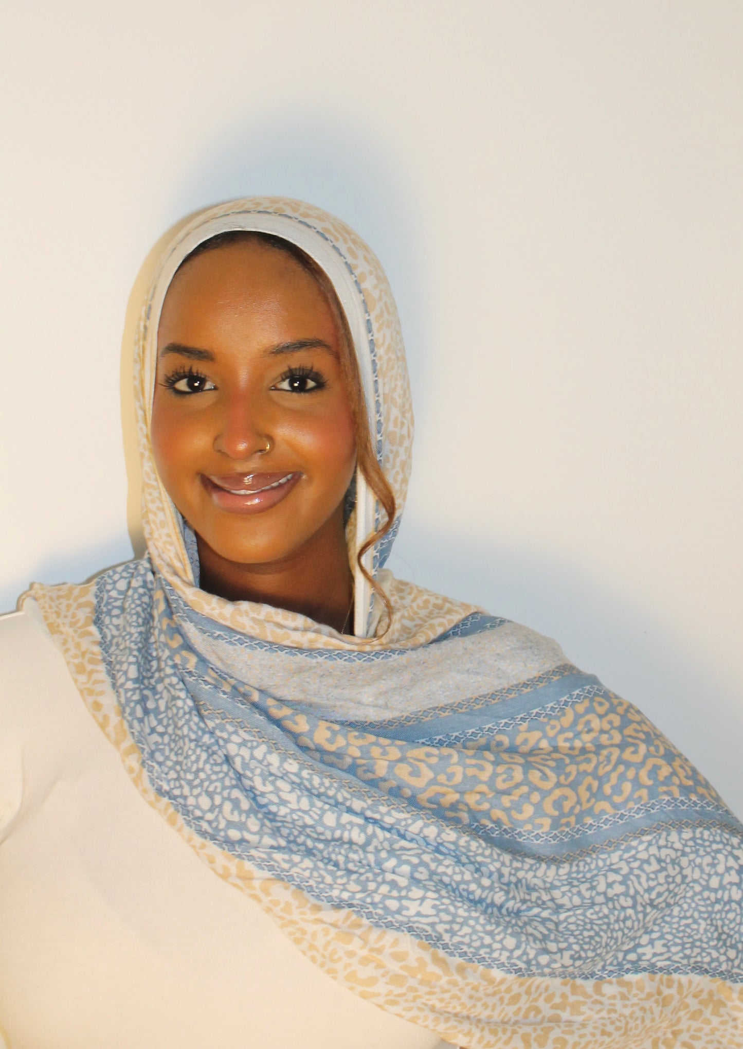 Lightweight Modal Print Hijab – Soft, Breathable & Elegant Scarf
