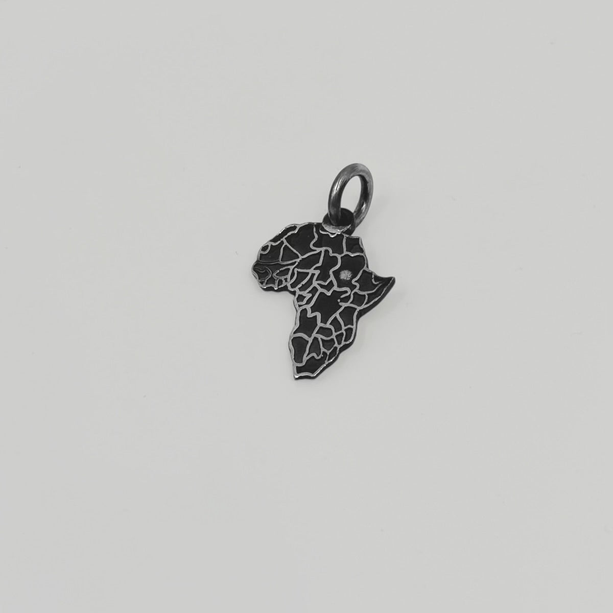 Sterling Silver Africa Necklace – Handcrafted Cultural Jewelry Gift