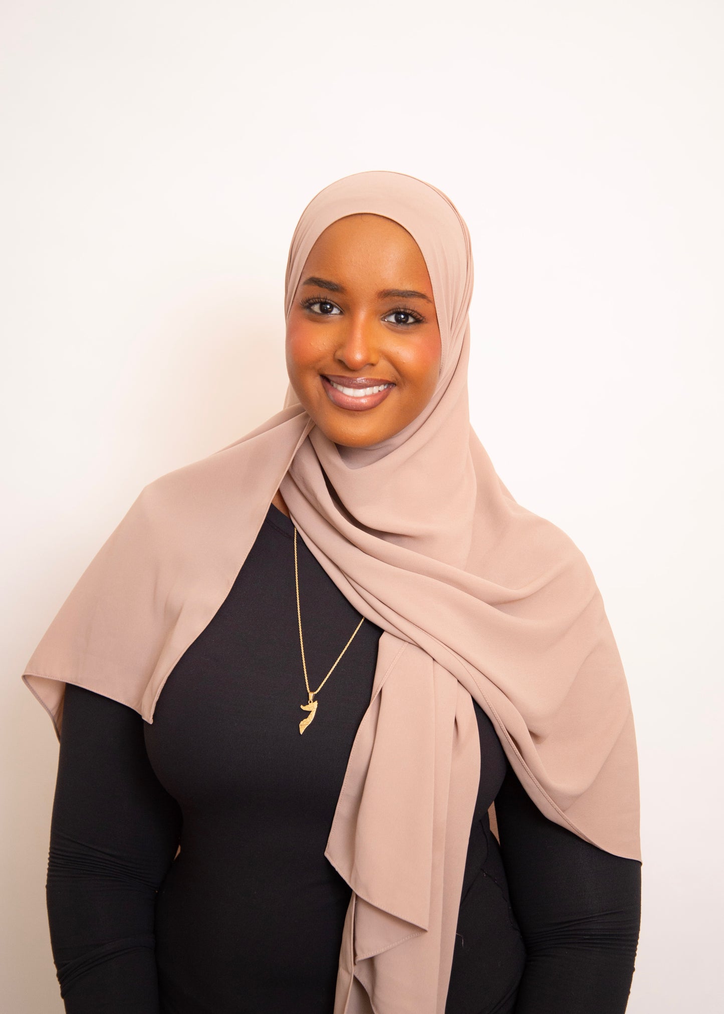 Light Chiffon Hijab in Baby Blue – Soft, Breathable & Elegant Scarf