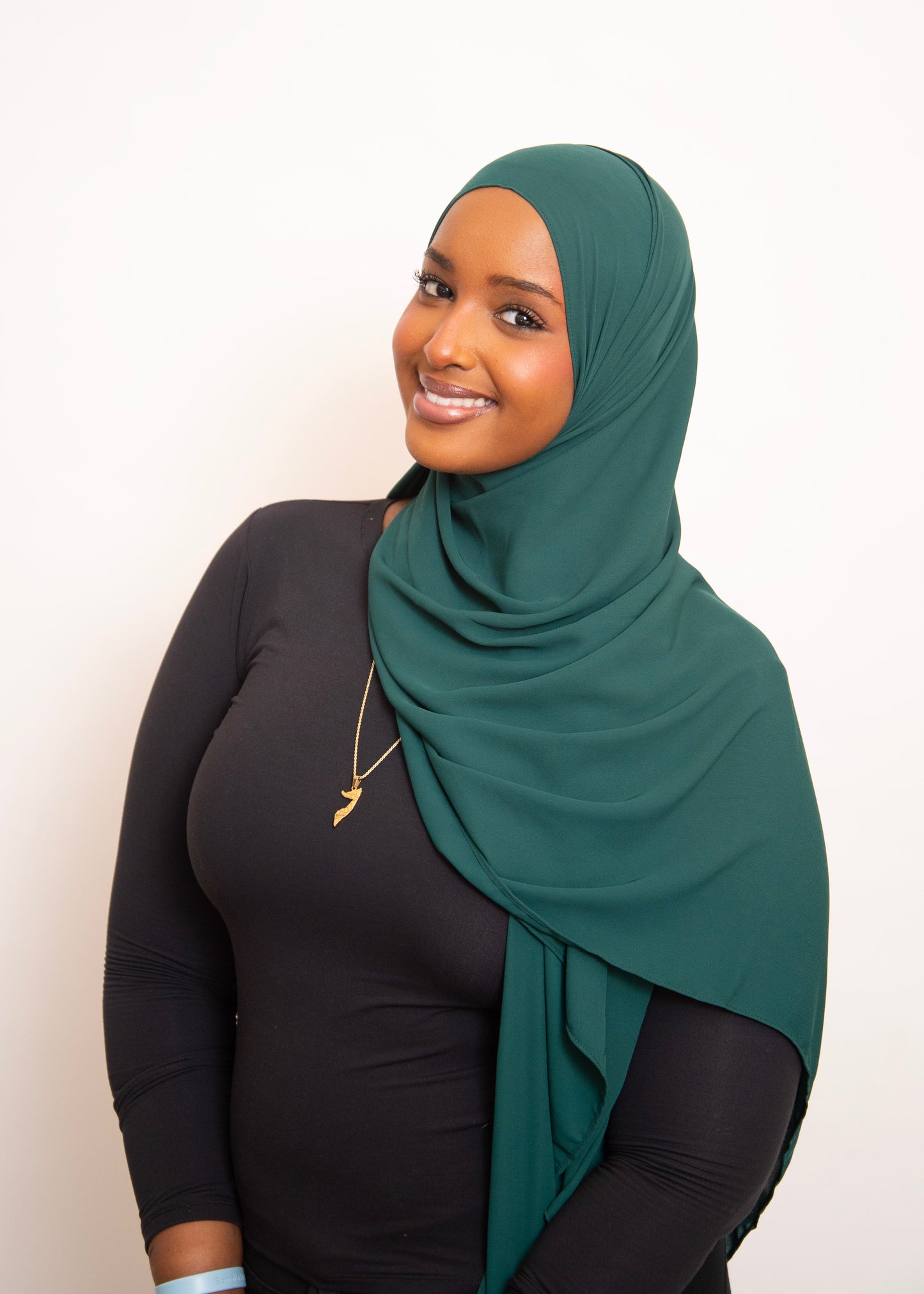 Light Chiffon Hijab in Baby Blue – Soft, Breathable & Elegant Scarf