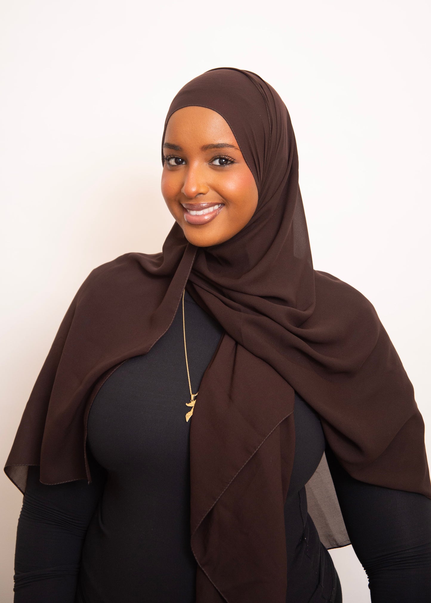 Light Chiffon Hijab in Baby Blue – Soft, Breathable & Elegant Scarf