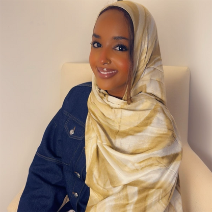Modal Bamboo Print Hijab