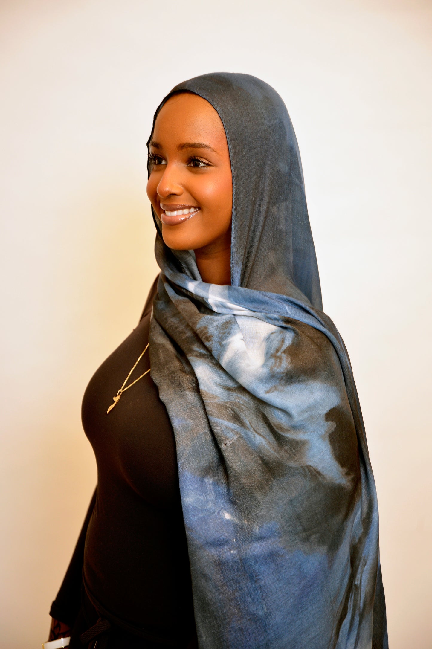 Modal Bamboo Print Hijab